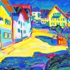 Houses In Murnau Wassily Kandinsky paint By Numbers