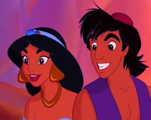 Jasmine Aladdin Paint by numbers