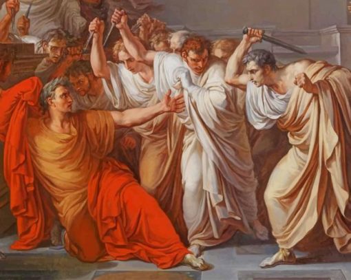 Julius Caesar Getting Stabbed Paint By Numbers