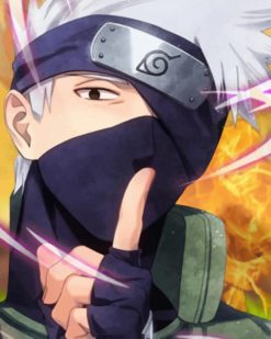 Kakashi Anime paint by numbers