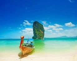 Krabi Ao Nang Thailand paint by number