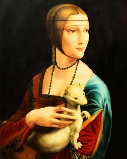 Lady With An Ermine Leonardo Davinci Paint By Numbers