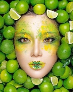 Lime Girl Fashion paint by numbers