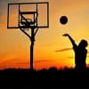 Man Basketball Silhouette paint by number