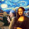 Monalisa Selfie paint by number