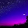 Moon Purple Sky paint by number