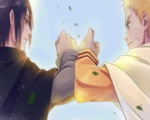 Naruto And Sasuke paint by numbers