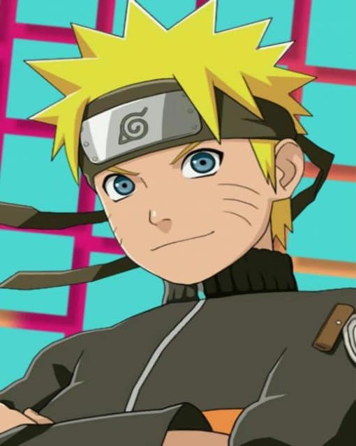 Naruto Smiling paint by numbers