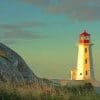 Peggy'S cove Lighthouse paint by numbers