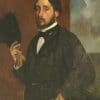 Self Portrait of Edgar Degas paint by numbers