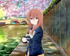 Shouko Nishimiya Near Lake paint by number