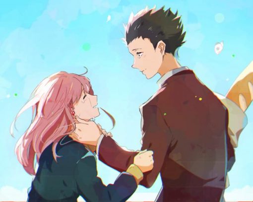 Shoya Ishida And Shouko Nishimiya paint by number