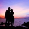 Silhouette Couple in Love paint by numbers