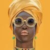 Stylish African Woman paint by number