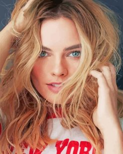 The Beautiful Margot Robbie paint by numbers