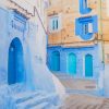 The Blue City Of Morocco paint by numbers