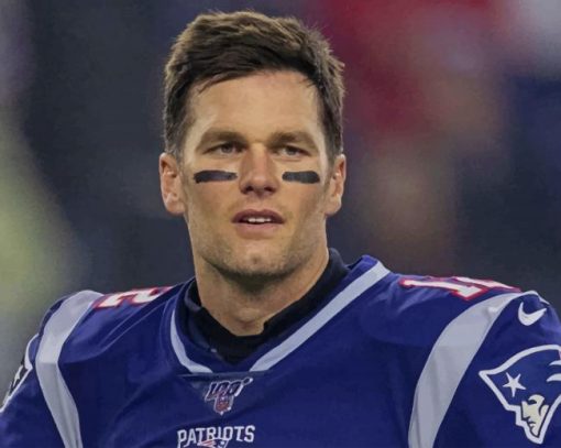 Tom Brady Handsome football Player Paint By Numbers