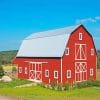 Traverse City Wedding Barn paint by number