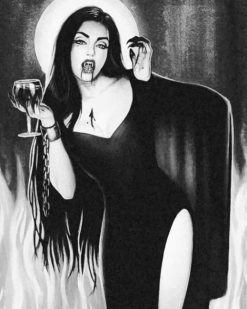 Vampire Woman paint By Numbers