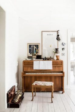 Wooden Piano paint by numbers