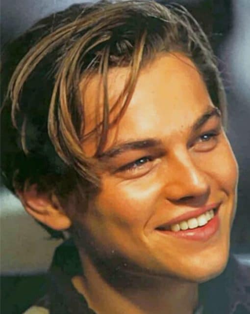 Young Leonardo Dicaprio paint by numbers