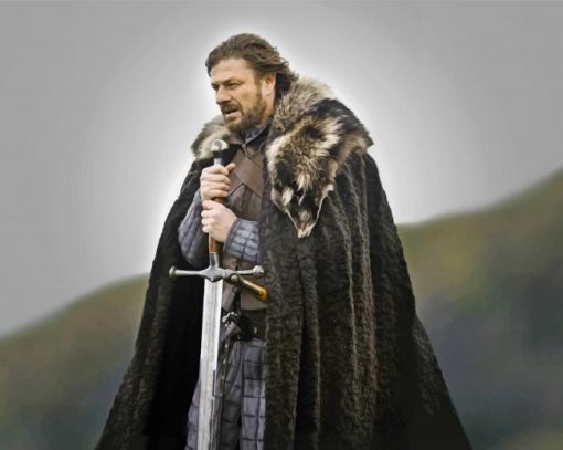 Eddard Stark Game Of Thrones paint by number