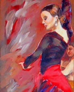 Flamenco Dance paint by numbers