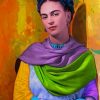 Frida Kahlo Portrait paint by numbers