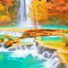 Havasu Falls Arizona paint by numbers