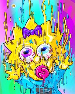 Lisa Simpson Art paint by numbers