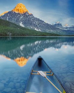 Mountain and Landscape of Canada paint by numbers