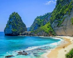 Nusa Penida Beach Bali Indonesia paint by numbers