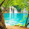 Plitvice Lakes National Park Croatia paint by numbers