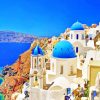 The Greek Santorini Island paint by numbers