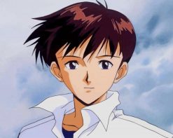 Shinji Ikari paint by numbers