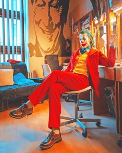 Phoenix Joaquin As The Joker Main Character paint by numbers