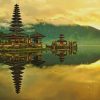 Ulun Danu Beratan Temple Bali paint by number