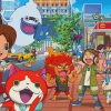 Yo Kai Watch Video Game paint by numbers