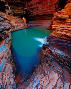 Australia Karijini National Park paint by numbers