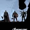 Avengers Endgame Silhouette paint by number