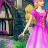 Barbie Diamond Castle Liana paint by numbers