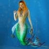 Beautiful Mermaid paint by nnumbers