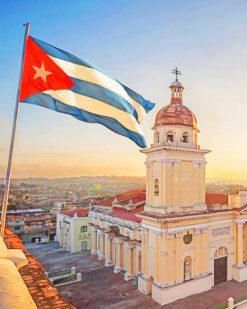 cathedral in santiago cuba paint by numbers