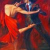 Couple Dancing Tango paint by numbers