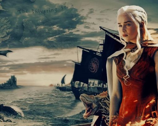 Daenerys Targaryen Lady Of Dragonstone paint by number