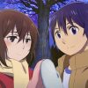 Erased Kayo and Satoru paint by numbers