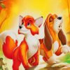 Fox and The Hound Movie paint by numbers