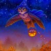 Halloween Owl paint by numbers