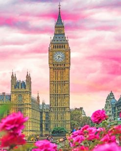 Houses Of Parliament England paint by numbersngland