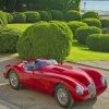 Jaguar C-Type Red paint by numbers